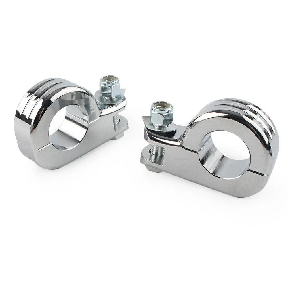 1.25" Chrome Highway Foot Peg Mounting for Harley Touring Road King