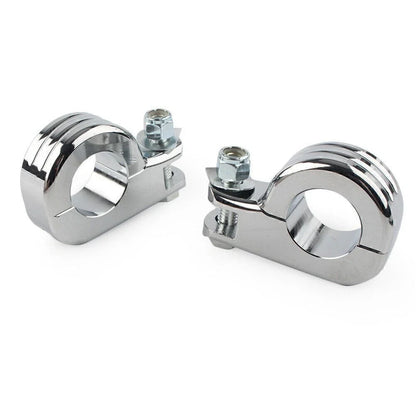 1.25" Chrome Highway Foot Peg Mounting for Harley Touring Road King