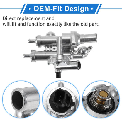 Upgraded Aluminum Thermostat Housing for Dodge Journey (2009–2020) 68003582AB