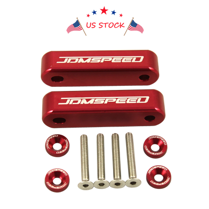 Set of 2 Hood Spacer Risers for Acura Honda Integra CRX Civic (1988–2001)