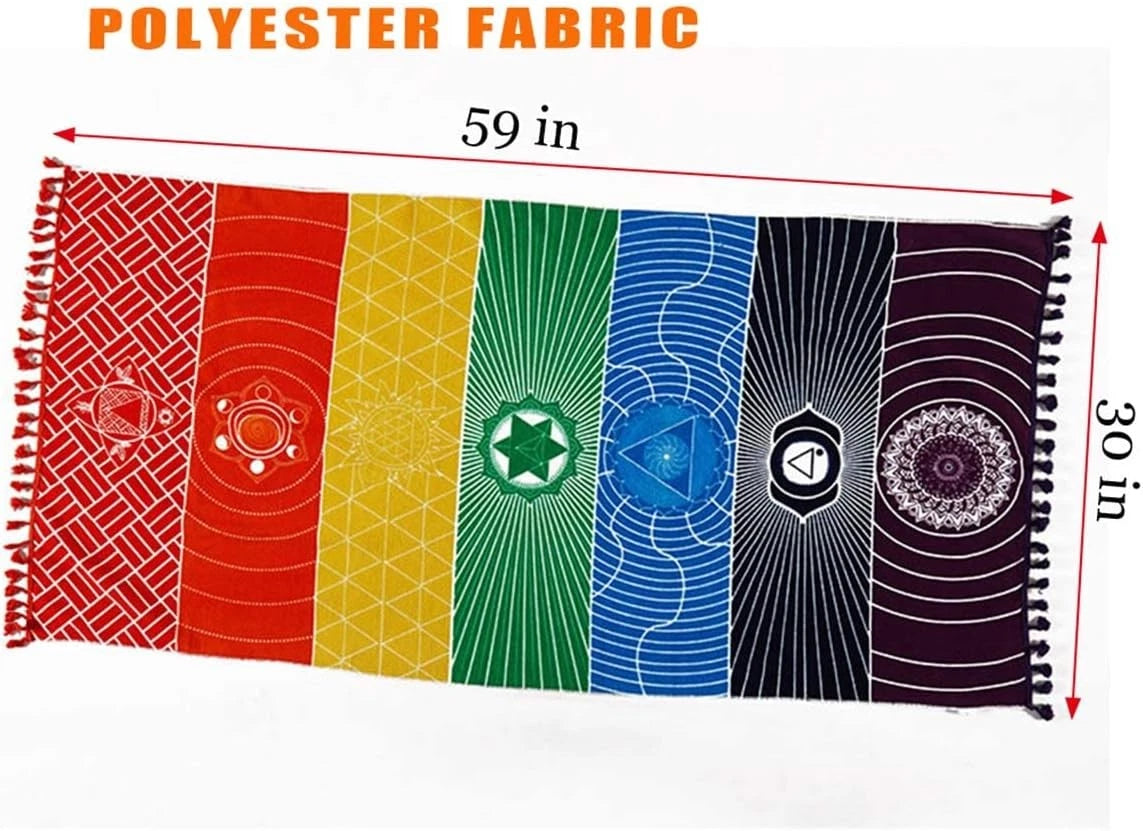 Yoga Mat for Beach Picnic Chakra Meditation Rug