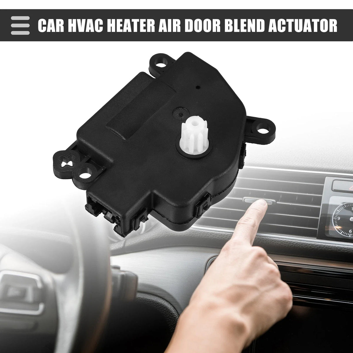 2 Pcs HVAC Heater Air Door Blend Actuator for Ford Escape (2008–2012) 767153096068