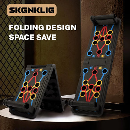 Foldable Push-Up Stands for Home Gym (Men & Women)
