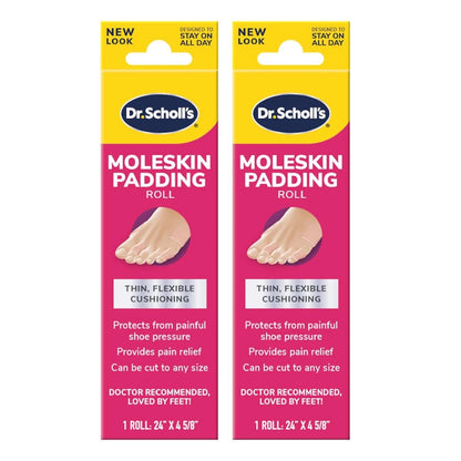 2X Moleskin Rolls for Comfort and Protection (Multi-color)