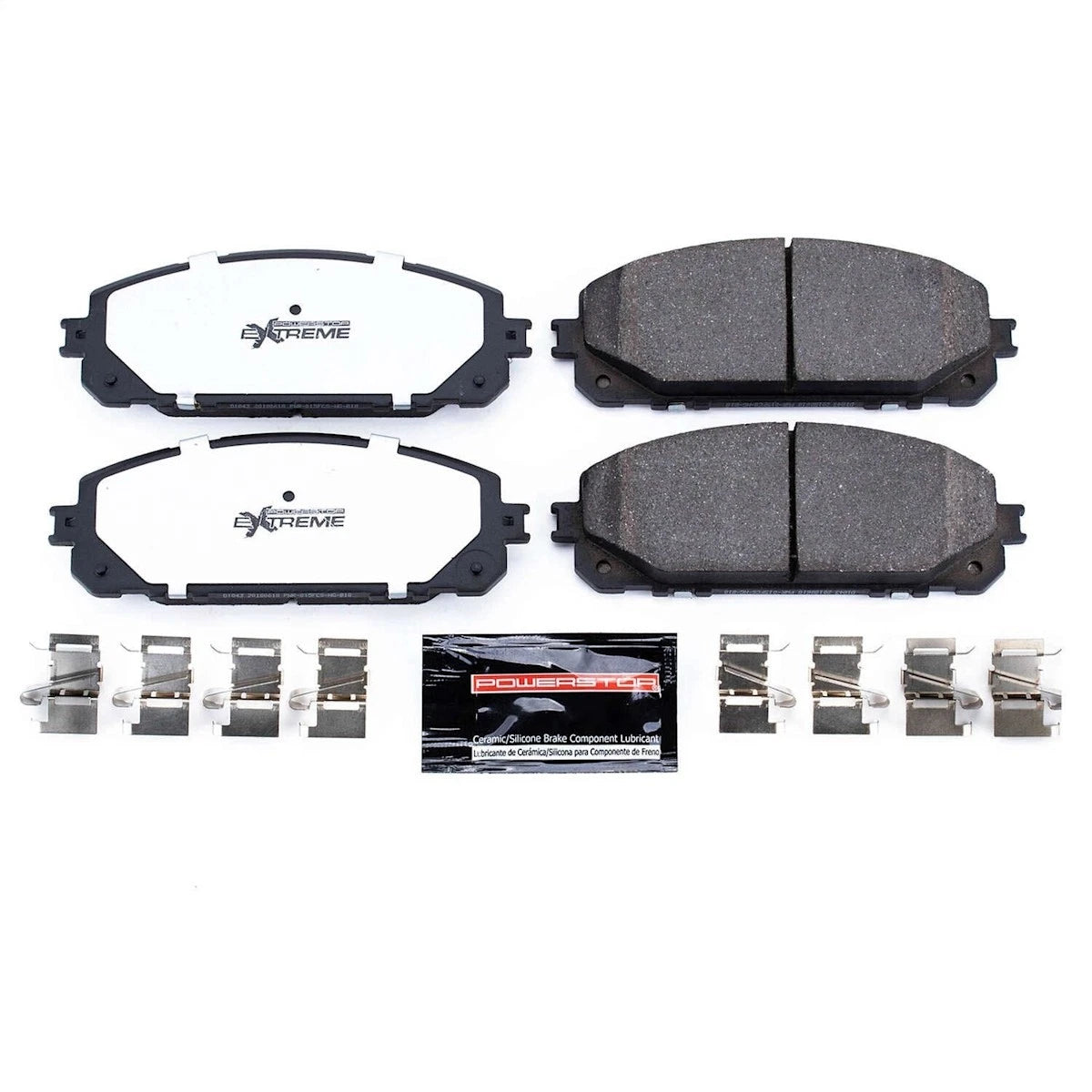 2X Powerstop Z36-1843 Brake Pad Set Front for Jeep Cherokee (2016–2022)