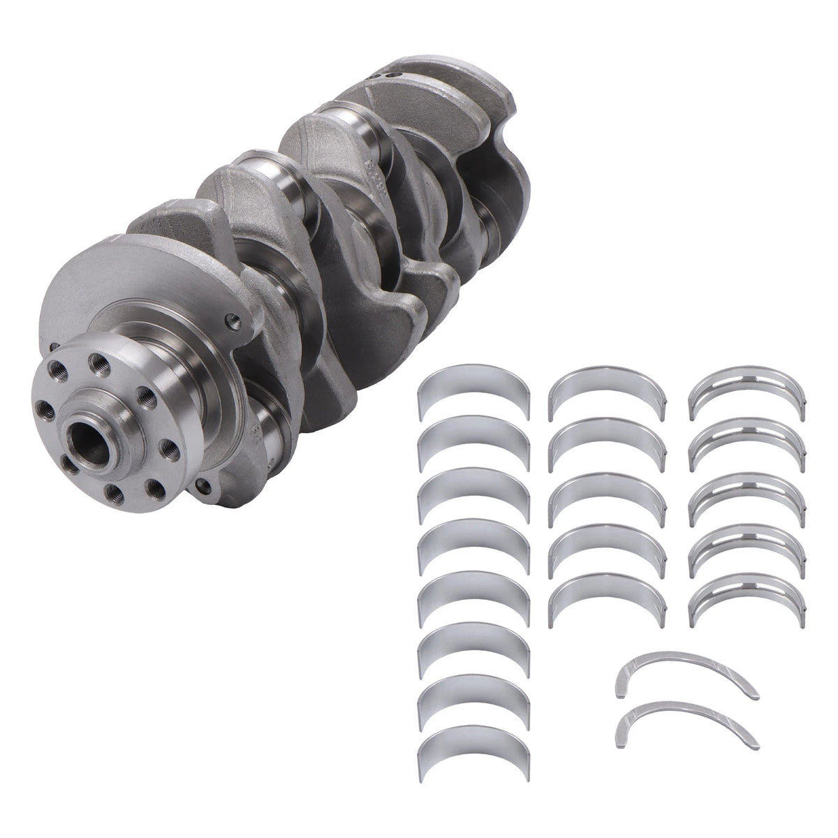 2X Engine Crankshaft w/Bearing for Volkswagen Audi 2.1L L4 (2008–2015) BCK97955K