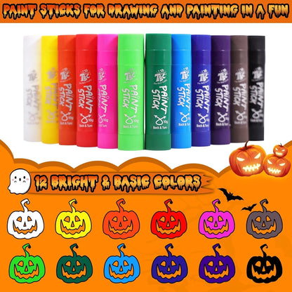 12 Classic Paint Sticks for Crafts (Pack of 12)