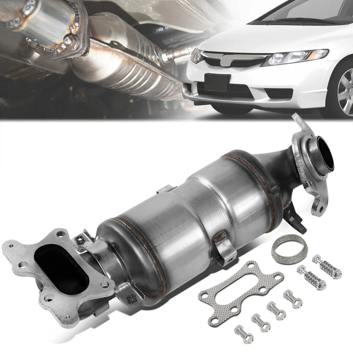 OE Style Catalytic Converter for Honda Civic (2006–2011)