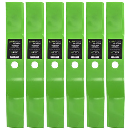 6X LawnRAZOR Blade for John Deere ZTrak Z510A Z810A (M136194)