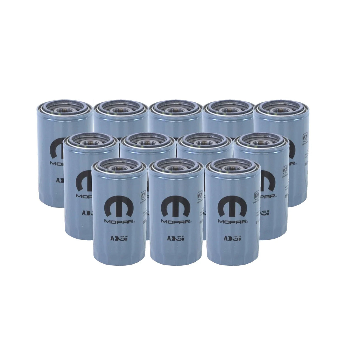 Set of 12 Engine Oil Filters for Dodge Ram L6 Diesel (OEM Mopar)