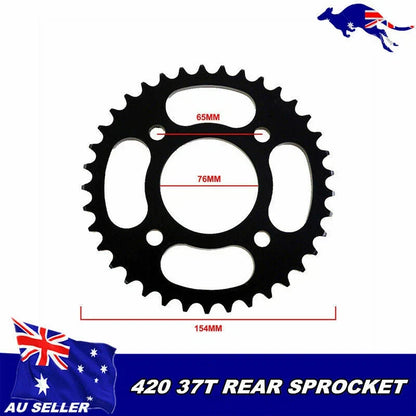 37 Teeth Rear Chain Sprocket for 50cc 70cc Pit Pro Quad Dirt Bike ATV (420)