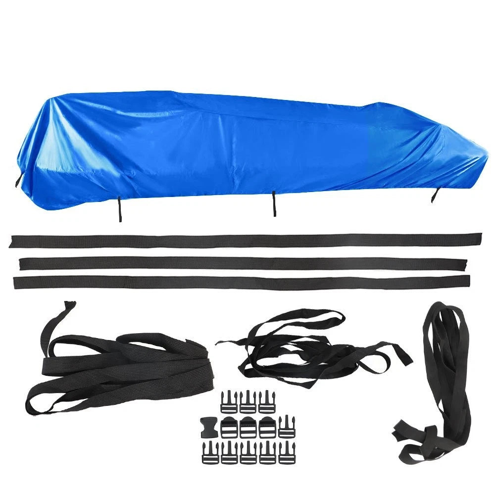 Waterproof Heavy Duty Boat Cover for Pontoon (21-24ft) - Trailerable, Dust Resistant