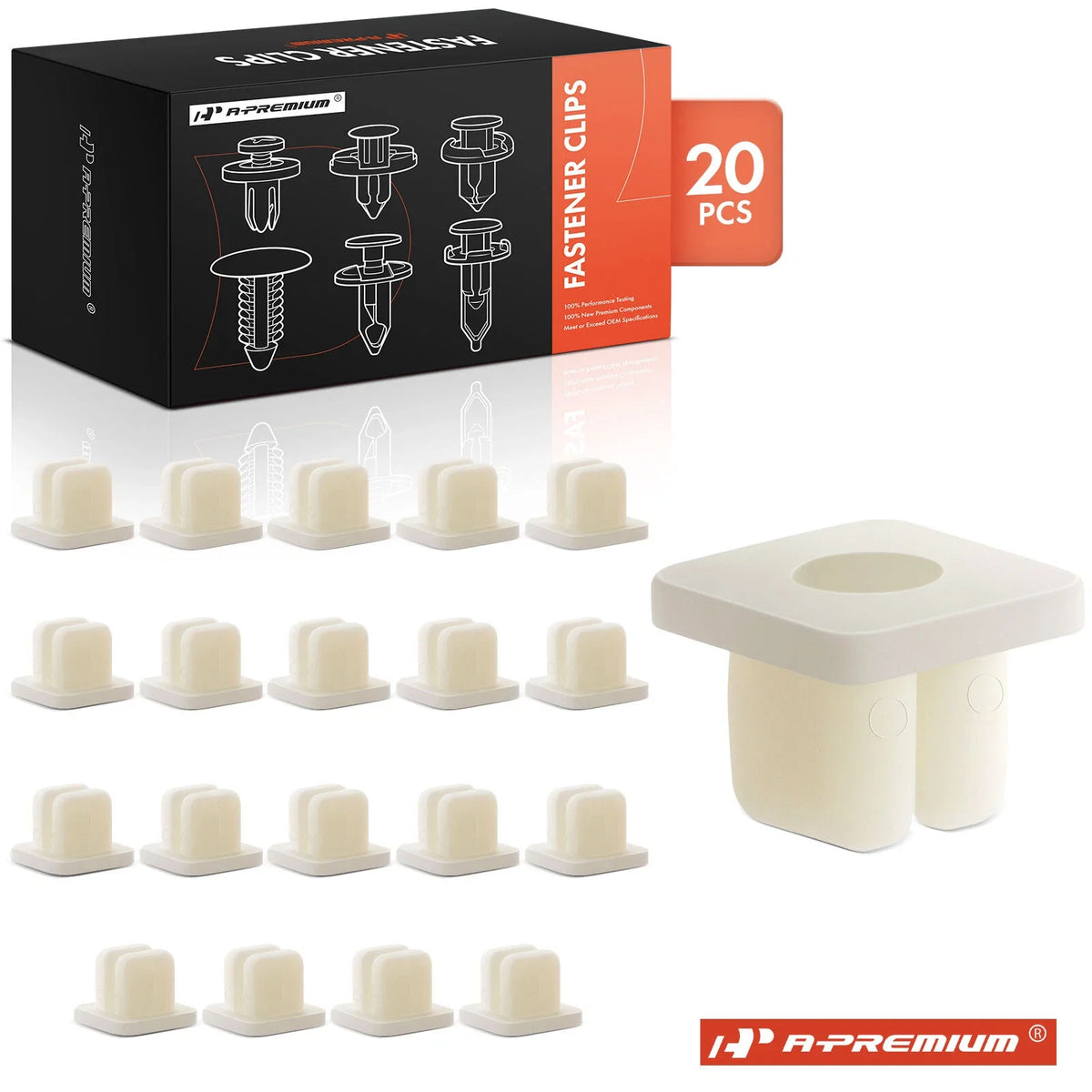 20Pcs Nylon Screw Grommet Clips for Honda Toyota