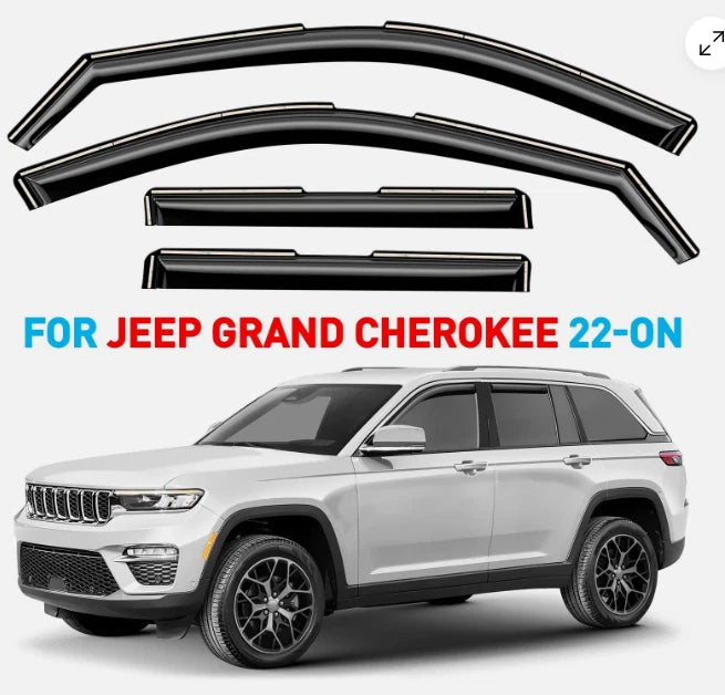 Rain Guards Vent Visors for Jeep Grand Cherokee (2022–2025) GW0936