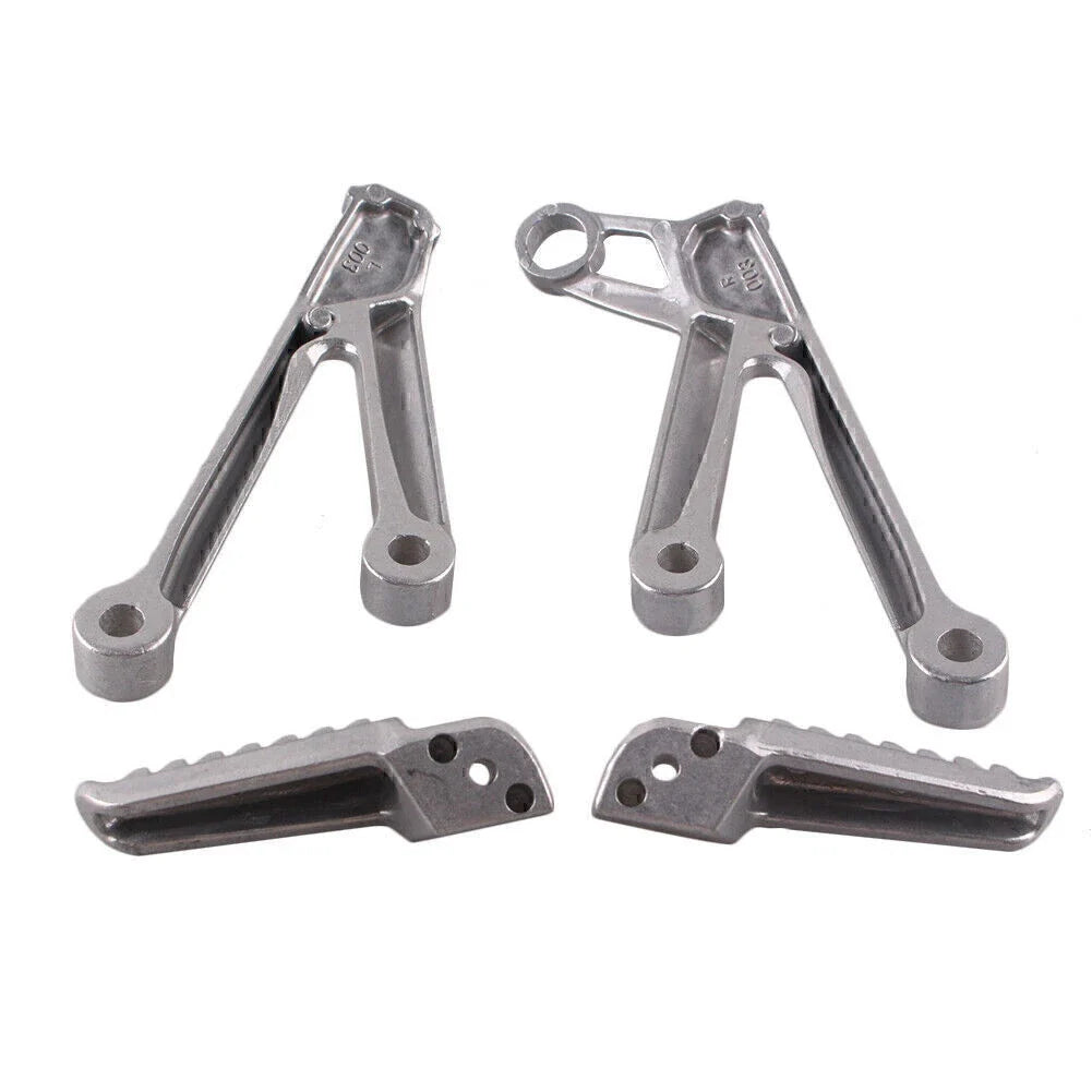 Passenger Rear Footpegs Footrests Brackets for Kawasaki Ninja ZX10R (2004–2005)