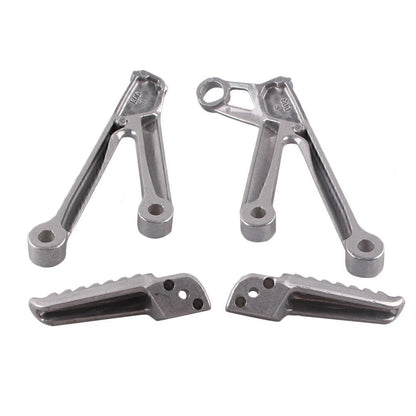 Passenger Rear Footpegs Footrests Brackets for Kawasaki Ninja ZX10R (2004–2005)