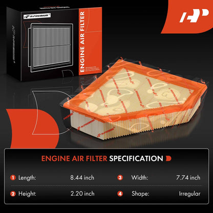 Engine Air Cleaner Filter Box w/ Air Filter for Ford Focus (2008–2011) 9S439C662AB, 9S4Z9600C, 9S439C662AC, 9S4Z9600A, 319-00641, CA10488