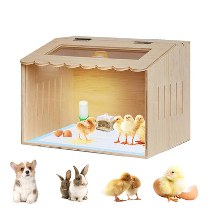 Wooden Chicken Brooder Box Kit (15.7 x 11.8 inches)