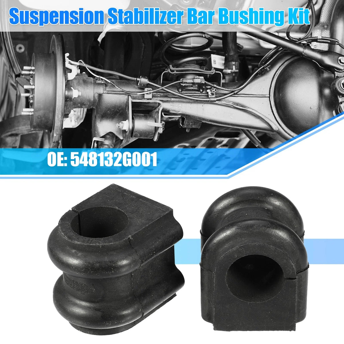 2 Pcs Suspension Stabilizer Bar Bushings No. 548132G001 for Kia Optima Rondo (2006–2013)