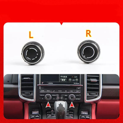 Set of 4 Radio Button Knobs for Porsche 911, Panamera, Cayman, Boxster