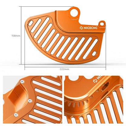 Front Brake Disc Guard Cover for KTM 150 250 300 XCW EXC TPI (2020–2023)