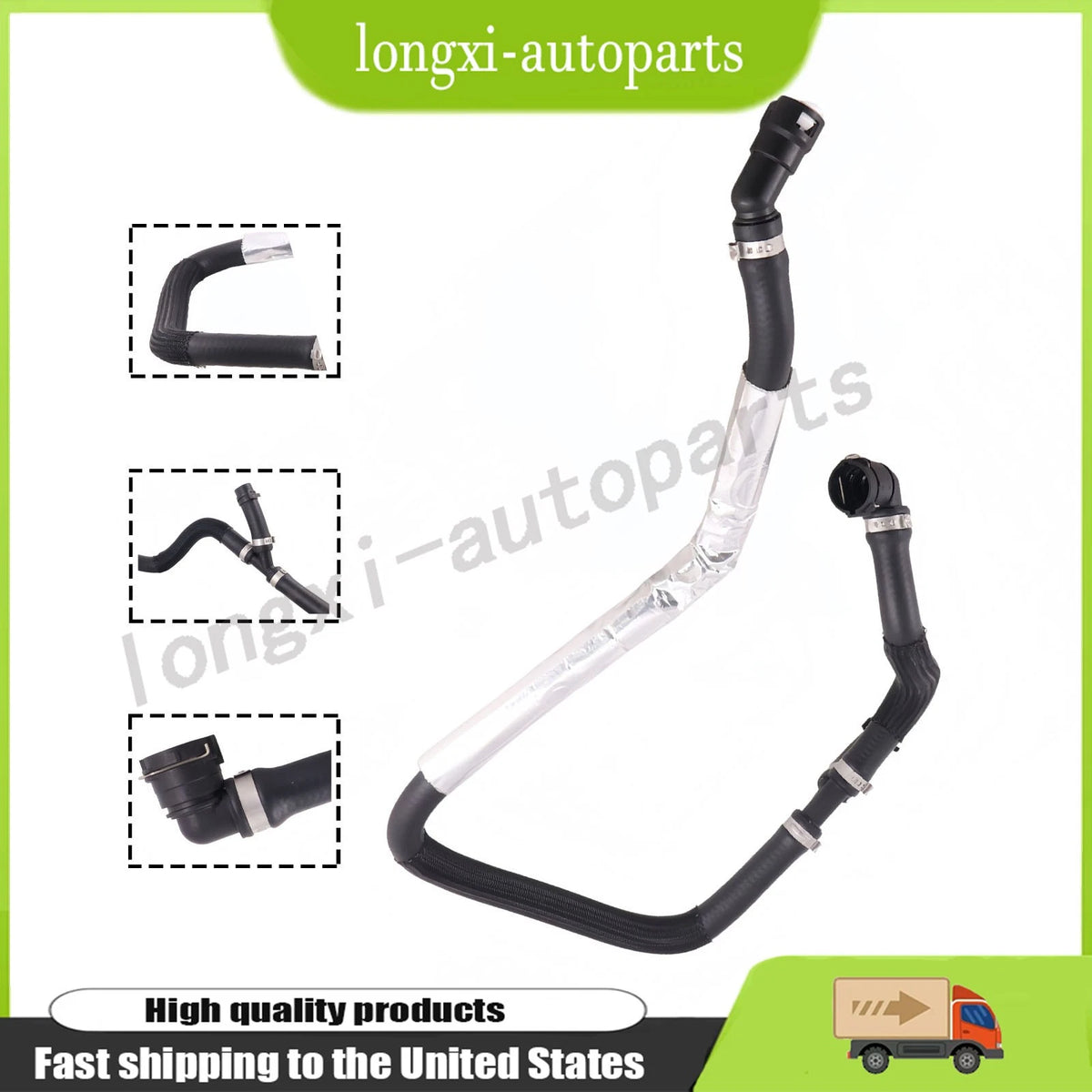HVAC Heater Hose for Ford F-150 (2015–2017) KH-810, FL3Z18472C