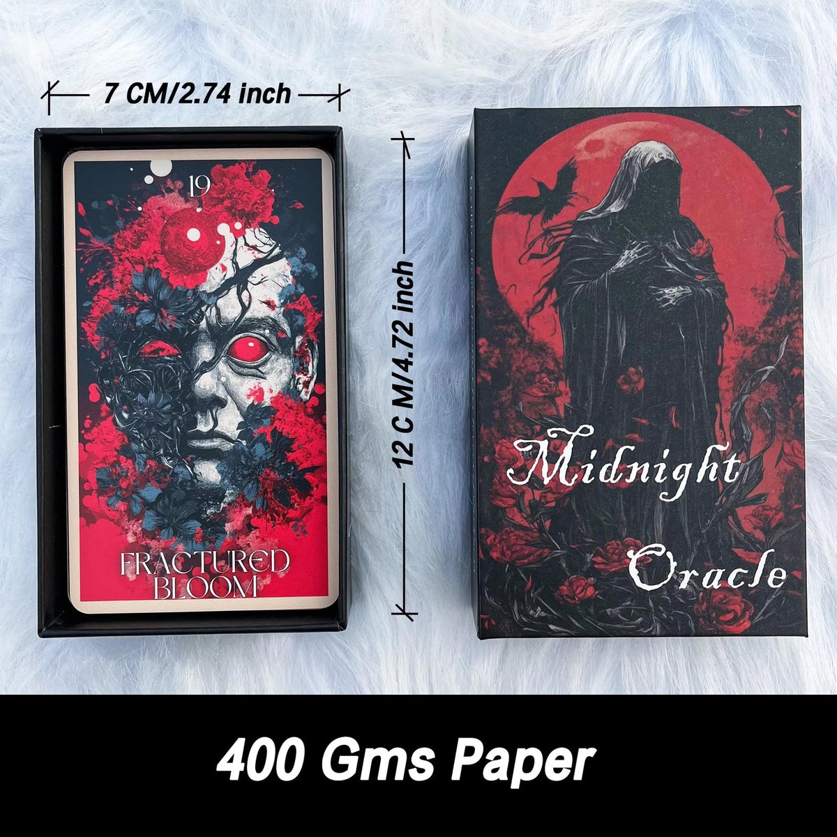 Midnight Oracle Cards for Gothic Dark Fantasy (50 Cards)