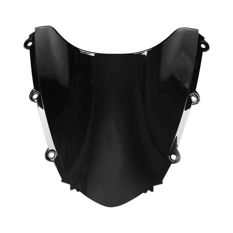 Black Dual Bubble PMMA Windshield for Honda CBR1000RR (2004–2007)