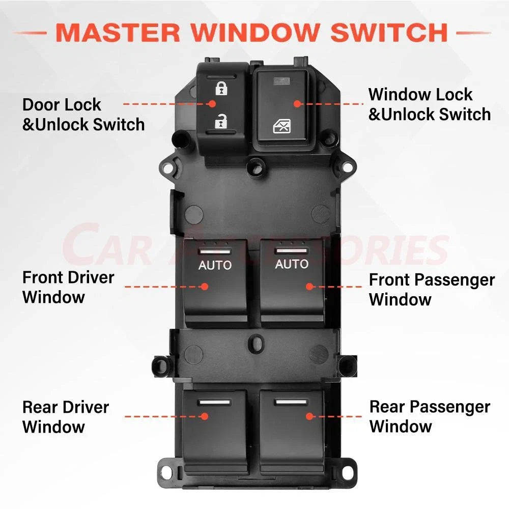 Master Power Door Window Switch 35750-TL2-A12 for Acura TSX (2009–2014)