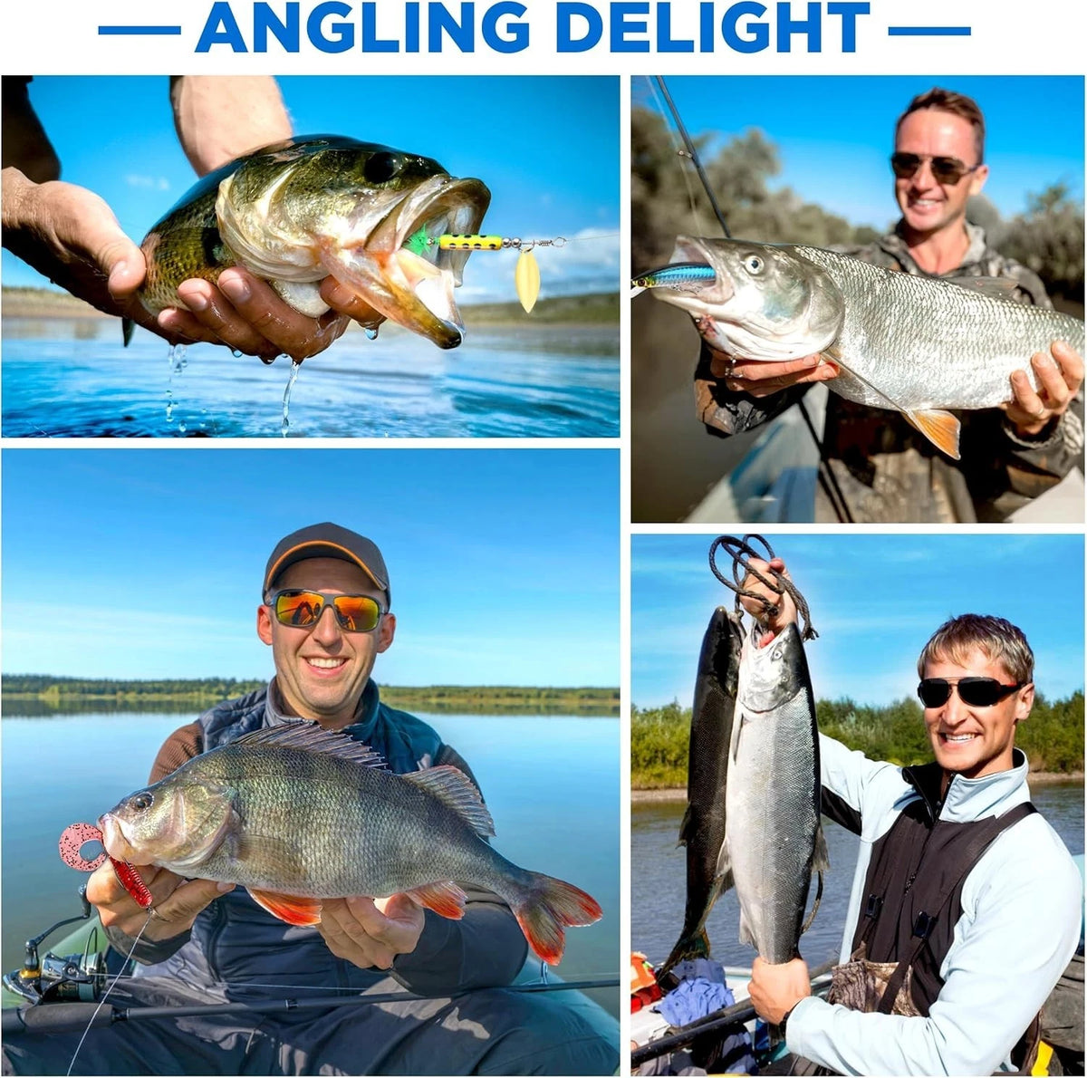 137-Piece Fishing Gear Kit for Bass & Trout