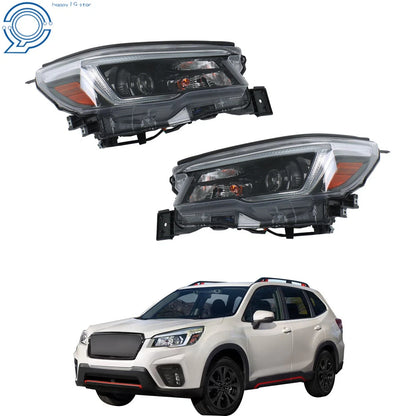 Set of 2 LED Headlight Assembly for Subaru Forester (2019–2021)