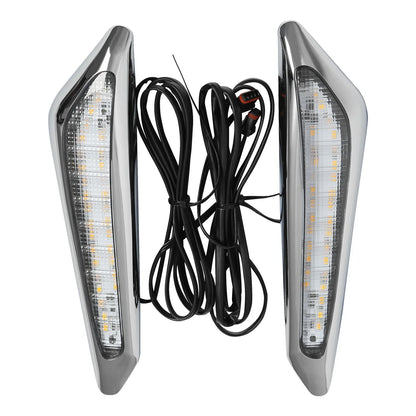 LED Amber Front Brake Fork Mounted Lights for Honda GL1800 (2018–2025)
