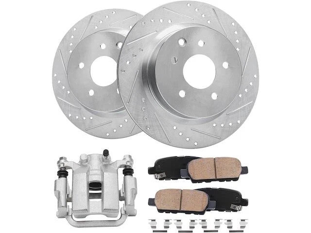 Set of 4 Brake Pads and Rotors for Infiniti G37 (2008–2013) 25374BCDB