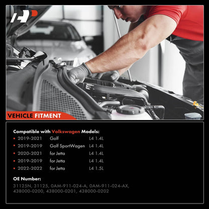 Starter for Volkswagen Jetta Golf (2019–2023) 0AM-911-024-A, 0AM-911-024-AX