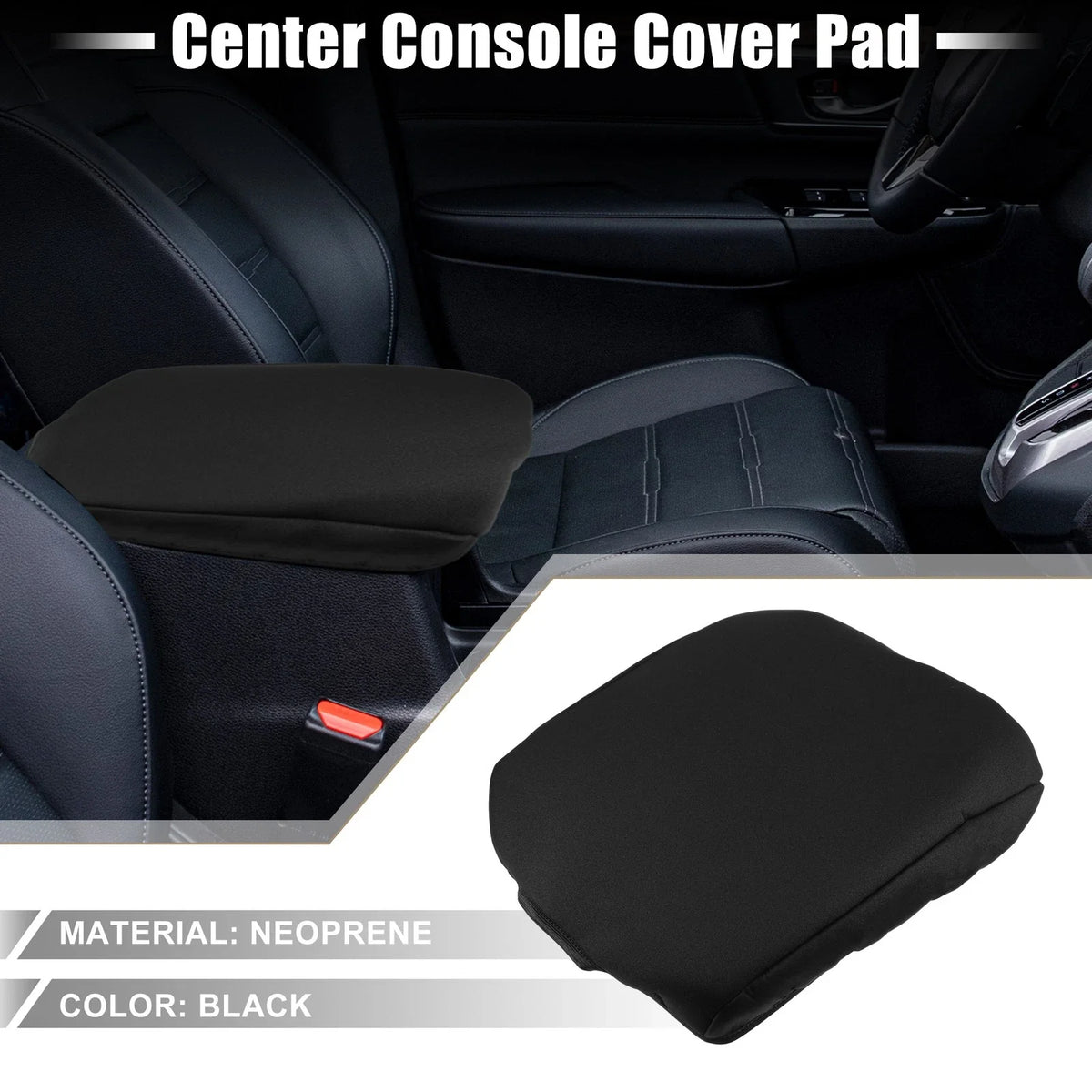 Armrest Cover for Toyota Land Cruiser (2008–2021) Black