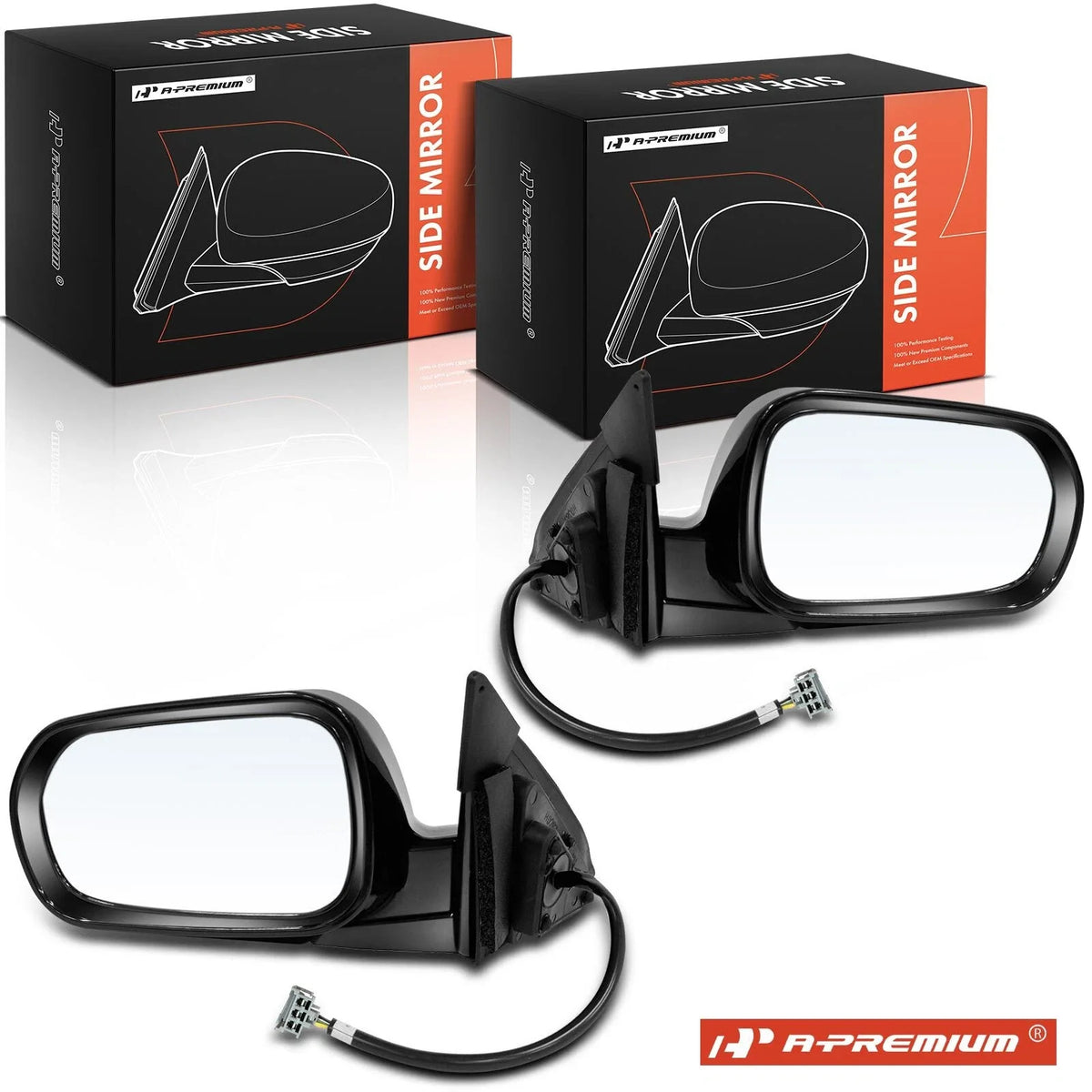 Pair Power Mirrors for Honda Accord (1998–2002) Sedan 4dr