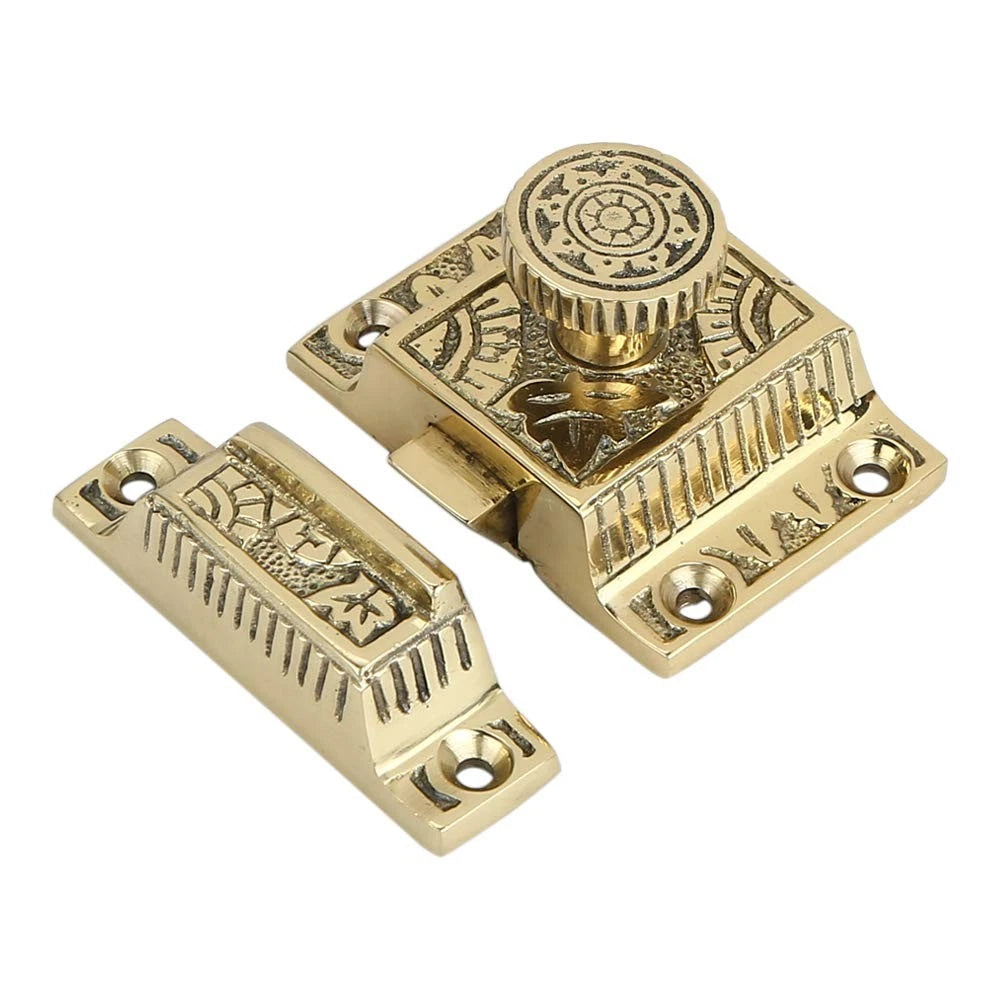 A29 Solid Brass Cabinet Latch for Handmade Polished Lacquered-F