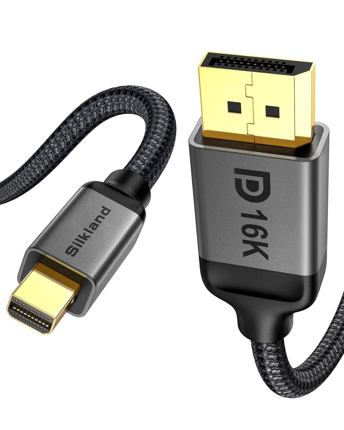 16K Mini DisplayPort to 2.1 Cable, 6.6FT