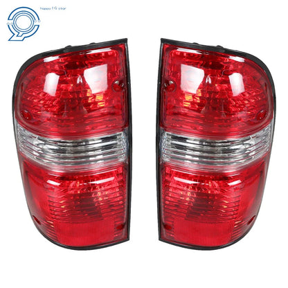 Set of 2 Tail Light Brake Lamps for Toyota Tacoma (2001–2004) Red Rear