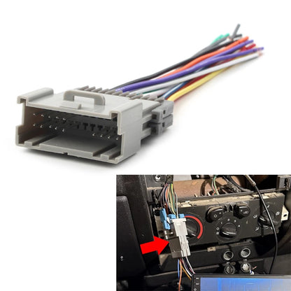 Radio Adapter Wiring Harness Kit with Antenna for Chevrolet
