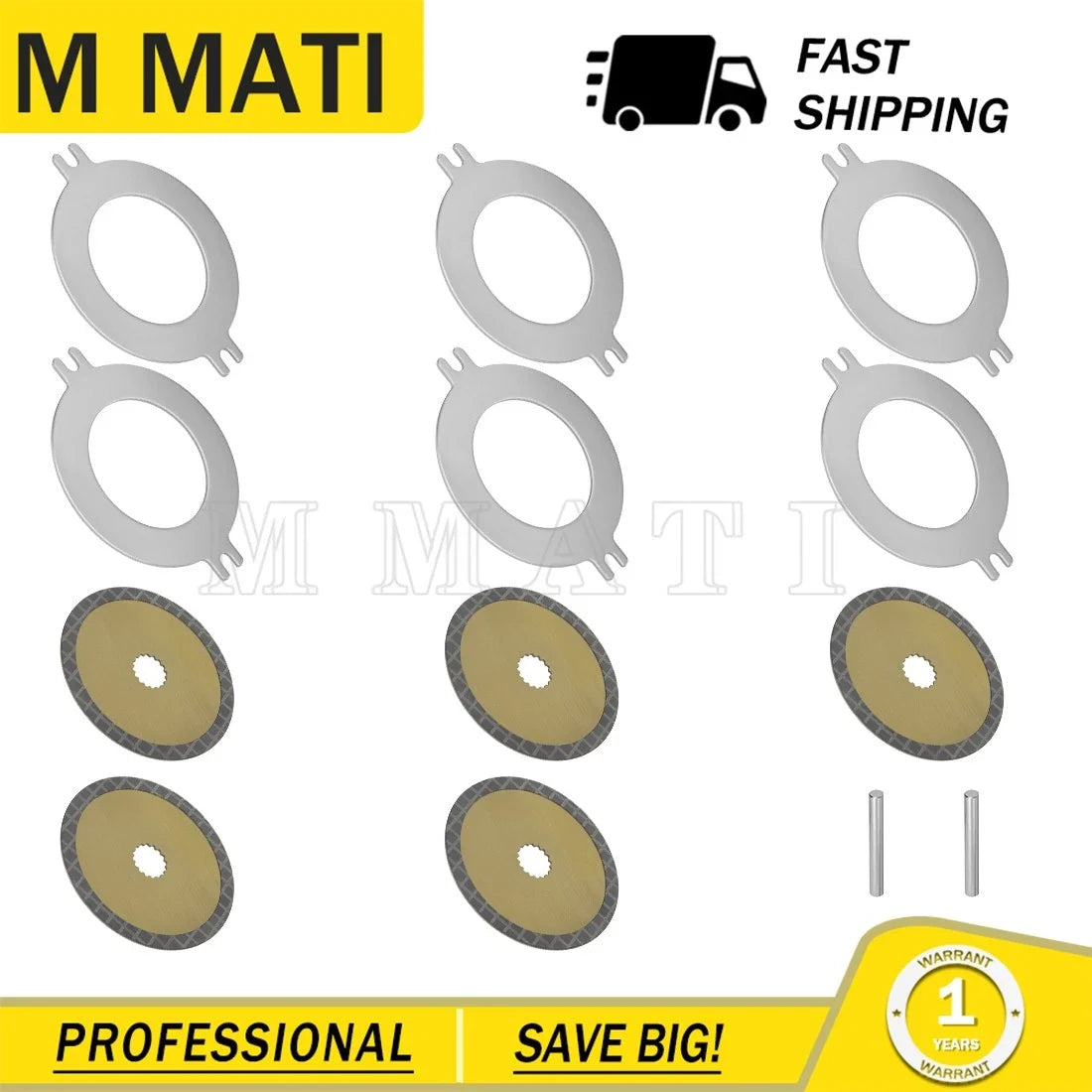 Brake Disk Kit AM148465 for John Deere XUV Gator 625 825 835 (2007–2023)