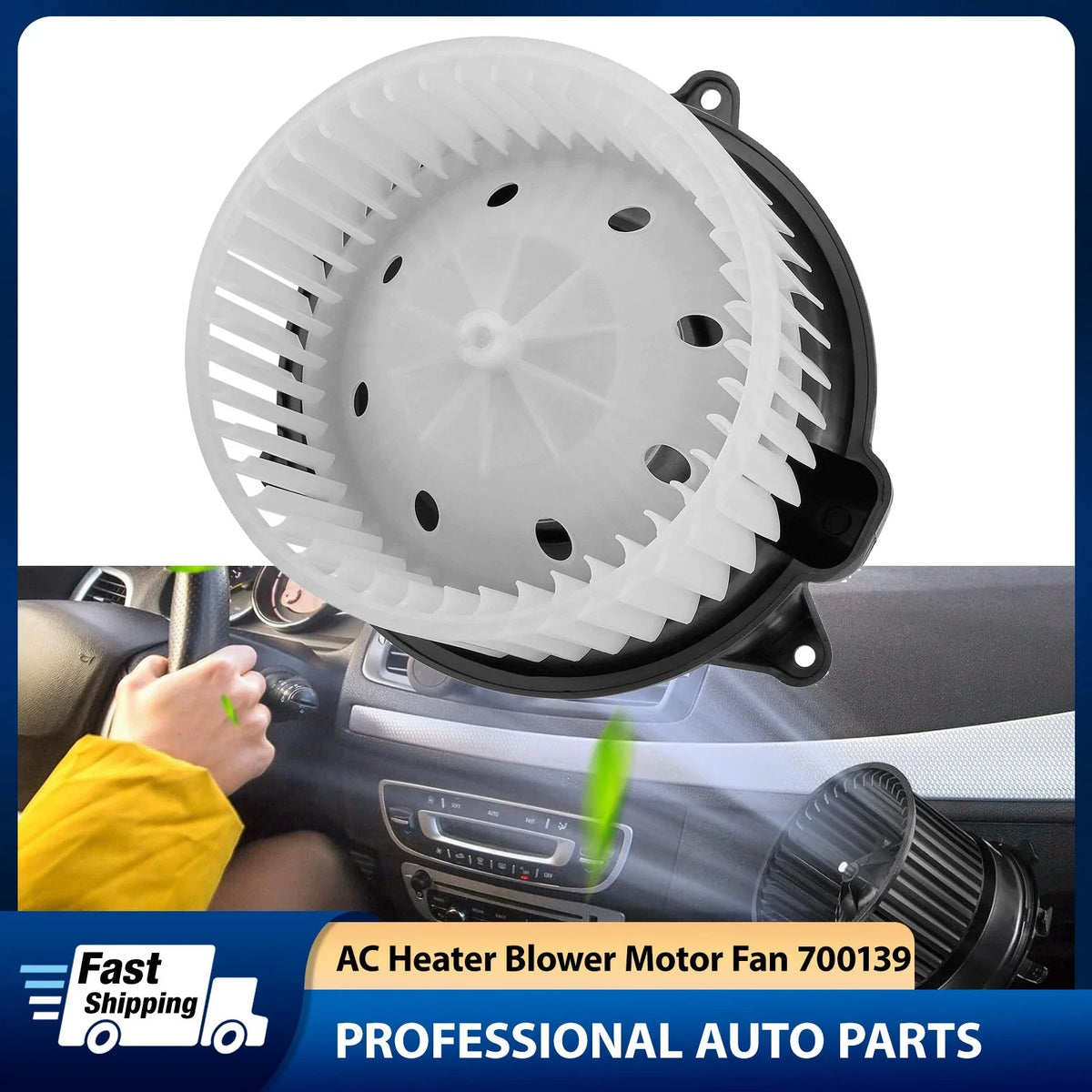 Blower Motor Fan for Ford F-150, Expedition, Lincoln Mark LT (2004–2008)