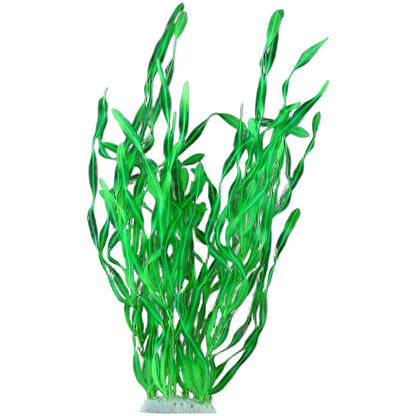 Set of 4 Spiral Artificial Plants for Aquarium - Green, Purple, Sunset Red