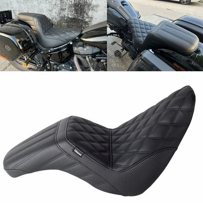 Gel Pad 2-UP LS Seat for Harley Softail FLSB FXLR FXLRS FXLRST (2018-2023)
