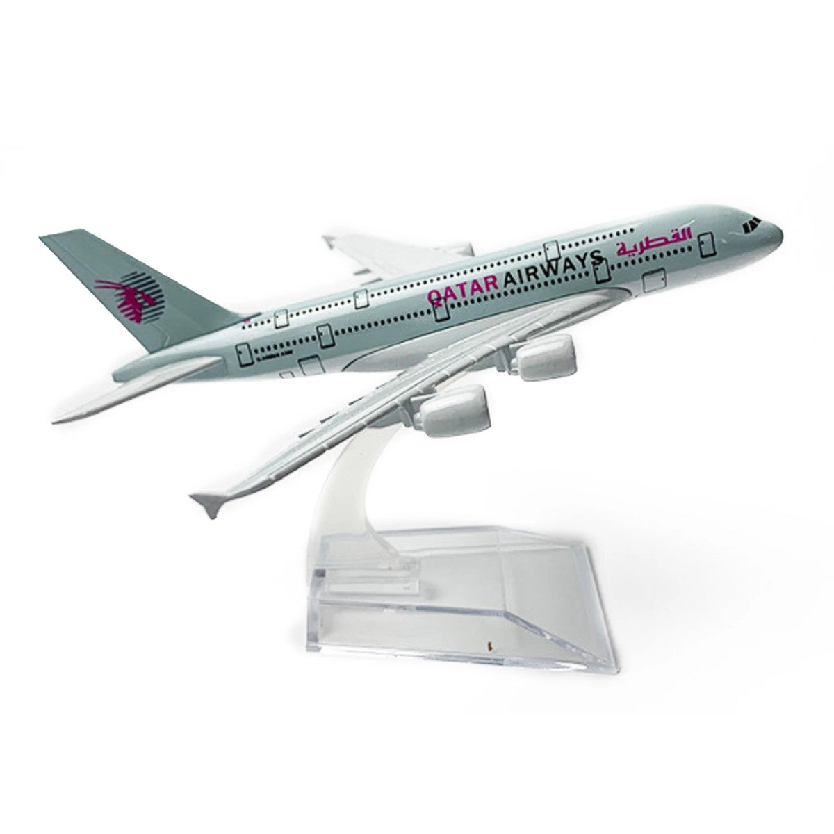 1:400 A380 Qatar Airways Airplane Model Alloy Simulation Aircraft Ornament