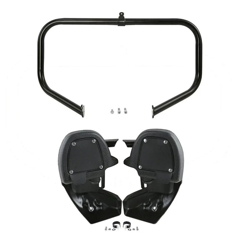 Lower Vented Leg Fairings & Engine Bar for Harley Street Road Glide (2009–2013)