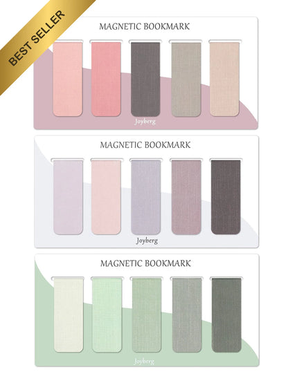 15 Pcs Vintage Magnetic Bookmarks Set for Book Lovers