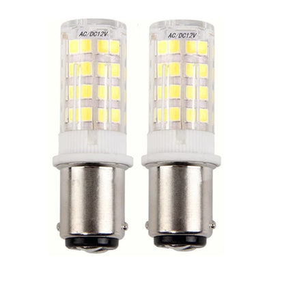 2X HRYSPN 5W Ba15d LED Light Bulb 12V 24V for Automotive (Pack of 1)
