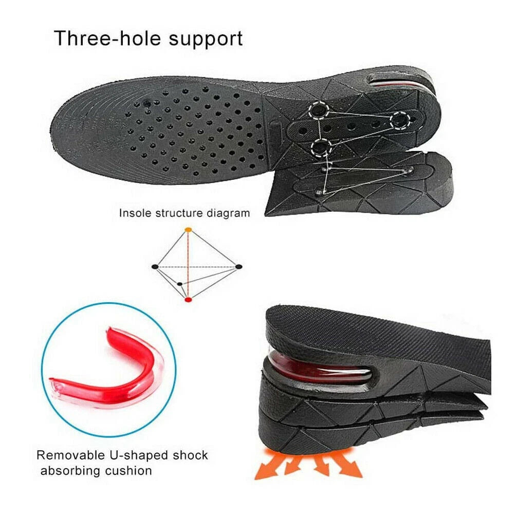 Height Increase Heel Lift Inserts for Men Women Shoe Insoles