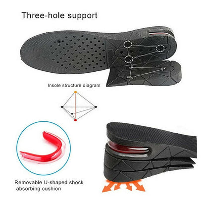 Height Increase Heel Lift Inserts for Men Women Shoe Insoles